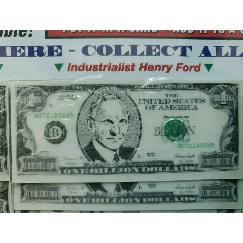 The Billion Dollar‎ Magnet Store Display with Kennedy / MLK / Ford /Lee New U106